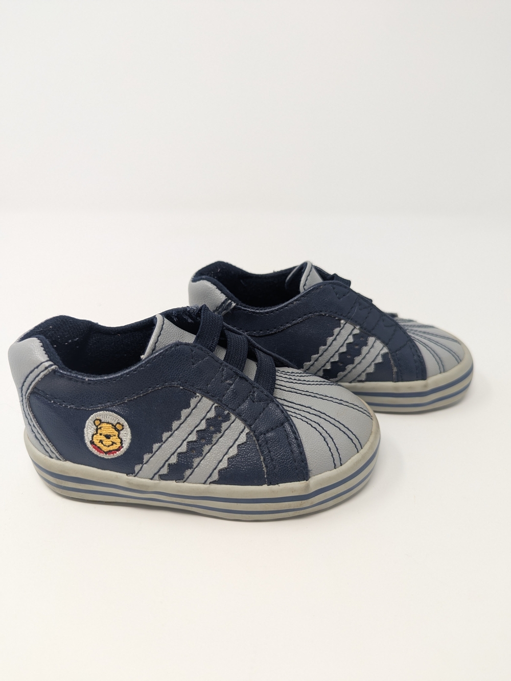 Winnie The Pooh Navy and Gray Kids Sneakers
